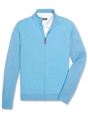 NWT FootJoy Men's Hybrid Full-Zip Golf Cardigan Sweater - Riviera XXL